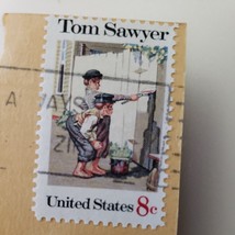 Antique 1972 Tom Sawyer 8 Cent Stamp - $3.35