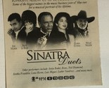 Sinatra Duets Tv Print Ad Vintage Frank Sinatra Willie Nelson TPA4 - $8.90