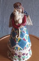 Jim Shore Heartwood Creek 2002 Angel Holding Cat Enesco #105170 - £18.27 GBP