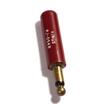 KINGS CONDUCTOR AUDIO PLUG ( PJ-054R ) / HEADPHONE PLUG / 1/4&quot; phone plug - £6.44 GBP