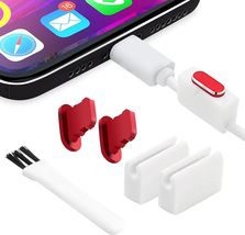 Port Plugs Anti Dust Plugs (2-Pack) Compatible with iPhone 14, 13, 12, 1... - £7.97 GBP+