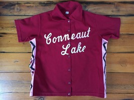 Vtg 1950s Conneaut Lake PA Basketball USA Union Made Button Up Jersey Sh... - $199.99