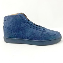 Clae Gregory Mid Deep Navy Waxed Suede Mens Premium Casual Sneakers - £45.60 GBP