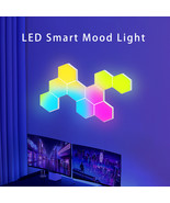 WiFi graffiti hexagonal splicing Smart pickup honeycomb RGB atmosphere l... - $92.06 CAD+