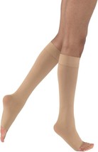 JOBST - 115332 Opaque Knee High 15-20 mmHg Compression Stockings, Open Toe, Medi - £53.53 GBP