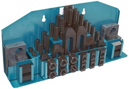 TE-CO 20416 Machinist Clamp Kit, 3/4&quot; Table T-Slot x 5/8-11&quot; Stud, 52 Pieces - £428.71 GBP