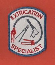 VINTAGE EXTRICATION INSTRUCTOR FIRE DEPARTMENT RESCUE PATCH  - £6.50 GBP