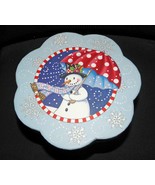 Mary Engelbreit -  Punch Studio Scalloped Snowman Box #32894 - $475.17 MXN