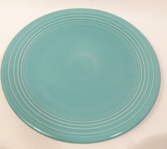 Turquoise Contemporary Fiesta Pottery 12&quot; Chop Plate HLC Mint Dinneware Serving - £19.17 GBP