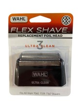 NEW Wahl Flex Shave Ultra Clean 3 Replacement Shaver Clipper Foil Head 7336-100 - £12.57 GBP