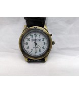 *For Parts And Repair* Dexter Watch Brown Green Trim Genuine Leather - $24.40 CAD