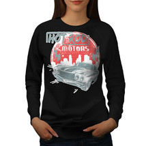 Wellcoda Hot Car Vintage Womens Sweatshirt, Exclusive Casual Pullover Jumper - £23.10 GBP+