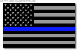 Subdued Subdue US American Flag Blue Line Car Truck Vinyl Sticker Decal ... - £2.35 GBP