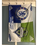 adidas Chelsea Football Club Seattle Sounders FC Flag 24&quot;x36&quot; USA Tour 2012 - €11,96 EUR