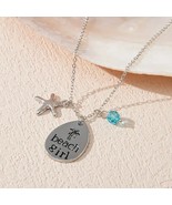 Sea Glass Beach Girl Necklace - $29.64 CAD