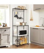 Heavy Duty Black Metal Kitchen Dining Bakers Rack Microwave Stand Plant ... - €125,37 EUR