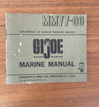 GI Joe Action Marine MM77-00 Marine Training Manual Hassenfeld Bros. Vin... - £7.86 GBP
