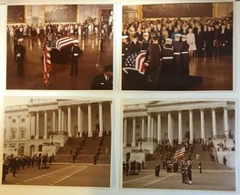 1978 Senator Hubert Humphrey Funeral Processional Photos Capitol Rotunda Lot 4 - £101.86 GBP