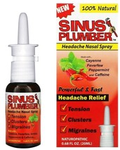Sinus Plumber Migraine Headache Nasal Spray Natural Allergy Relief   12-2025 - £10.56 GBP