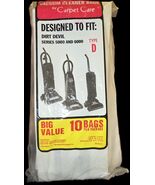 7 Dirt Devil Type D Series 5000 &amp; 6000 Vacuum Cleaner Bags Carpet Care U... - €16,31 EUR