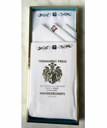 Vintage Embroidered Initial G Monogrammed Handkerchiefs - 3 White Perm P... - €15,35 EUR