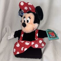 Vintage Disney Minnie Mouse Applause Hand Puppet w/ Bow &amp; Dress NWT - $9.09