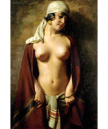painting  Classical nude woman Wall Art   HD Printed on canvas L Giclee - £8.32 GBP+