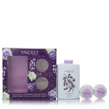 English Lavender by Yardley London Gift Set -7 oz Perfumed Talc + 2-3.5 oz Soap - £21.58 GBP