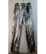 Free People Leggings Womens XS Silver Tie Dye Polyester Elastic Waist Pu... - £19.46 GBP