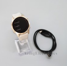 Garmin fenix 7S Sapphire Solar GPS Watch - Cream Gold/Light Sand - $399.99