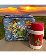 VINTAGE 1995 Disney Pixar Toy Story Lunch Bag Box Army Man Thermos GUC - $537.10 MXN