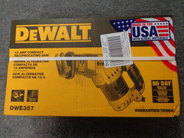 NEW! DEWALT DWE357 12-Amp ELECTRIC Corded Compact Reciprocating Saw - £207.59 GBP