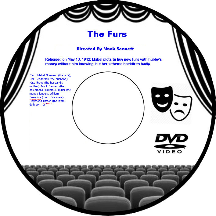 The Furs 1912 DVD Movie Fantasy Mabel Normand Dell Henderson Kate Bruce Mack Sen