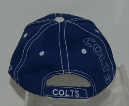 ReebokTeam Apparel Indianapolis Colts Football Blue Gray SIlver Cap image 2