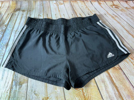 Adidas Primegreen PACER Womens Size Large Black Running Gym Shorts Aeroready - £13.34 GBP
