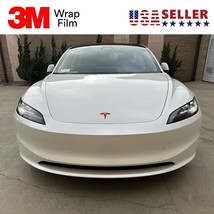 2pcs Tesla 2024+ Highland Model 3 Frunk Emblem 3M Sticker Vinyl Decal Ov... - £11.79 GBP