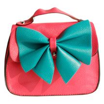 [Sweet Cherry] Colorful Leatherette Clutch Shoulder Bag Clutch Casual Purse - £19.77 GBP
