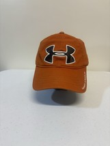 Under Armour Orange W/ Camo Logo Hat Adult Adjustable Low Profile Baseball - €16,12 EUR