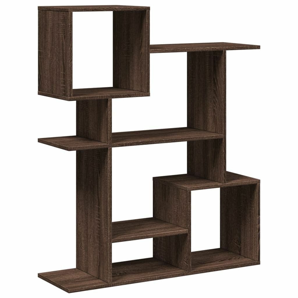 vidaXL Room Divider Bookcase Brown Oak Engineered Wood Medium - $271.54