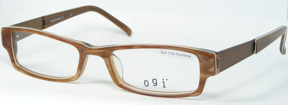 OGI 7122 310 MARBLE CARAMEL BROWN /WHITE EYEGLASSES GLASSES 49-17-135mm ... - $76.55 OGI 7122 310 MARBLE CARAMEL BROWN /WHITE EYEGLASSES GLASSES 49-17-135mm ... - $76.55
