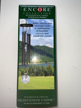 Woodstock Chimes - 16&#39;&#39; Crystal Meditation Chime - Black  - CCMK - $23.75