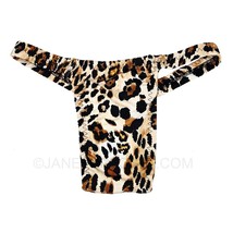Leopard Print Tucking Gaff Thong for Trans Women, Crossdresser Compressi... - $16.95