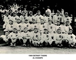 1909 DETROIT TIGERS 8X10 TEAM PHOTO BASEBALL PICTURE AL CHAMPS MLB - £3.88 GBP