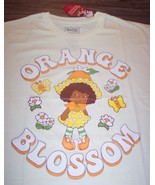 Vintage Style Strawberry Shortcake ORANGE BLOSSOM T-Shirt MENS LARGE NEW... - £15.77 GBP