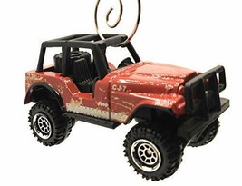 for Jeep CJ-7 Top Gun Christmas Ornament 1:64 Red - $15.39