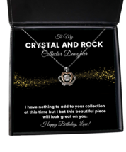 Crystal And Rock Collector Daughter Necklace Birthday Gifts - Crown Pendant  - £39.14 GBP