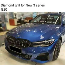 1 Pair Grill for BMW 3 Series G20 G28 Diamond Kidney Grille 2019_20 Seadan Wagon - £78.28 GBP