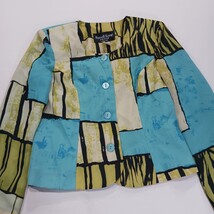 Russell Kemp Petite RN#97485 Women's Multicolor Blazer Jacket Size 2P image 10