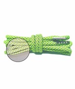 Neon Green Reflective Rope Shoelaces with Silver Metal Aglets For Air AM... - $182.74 MXN