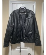 Men’s Faux Leather Jacket XL NWT - $47.54 CAD